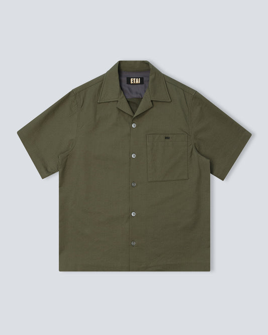 Top Stitch Shirt - Olive