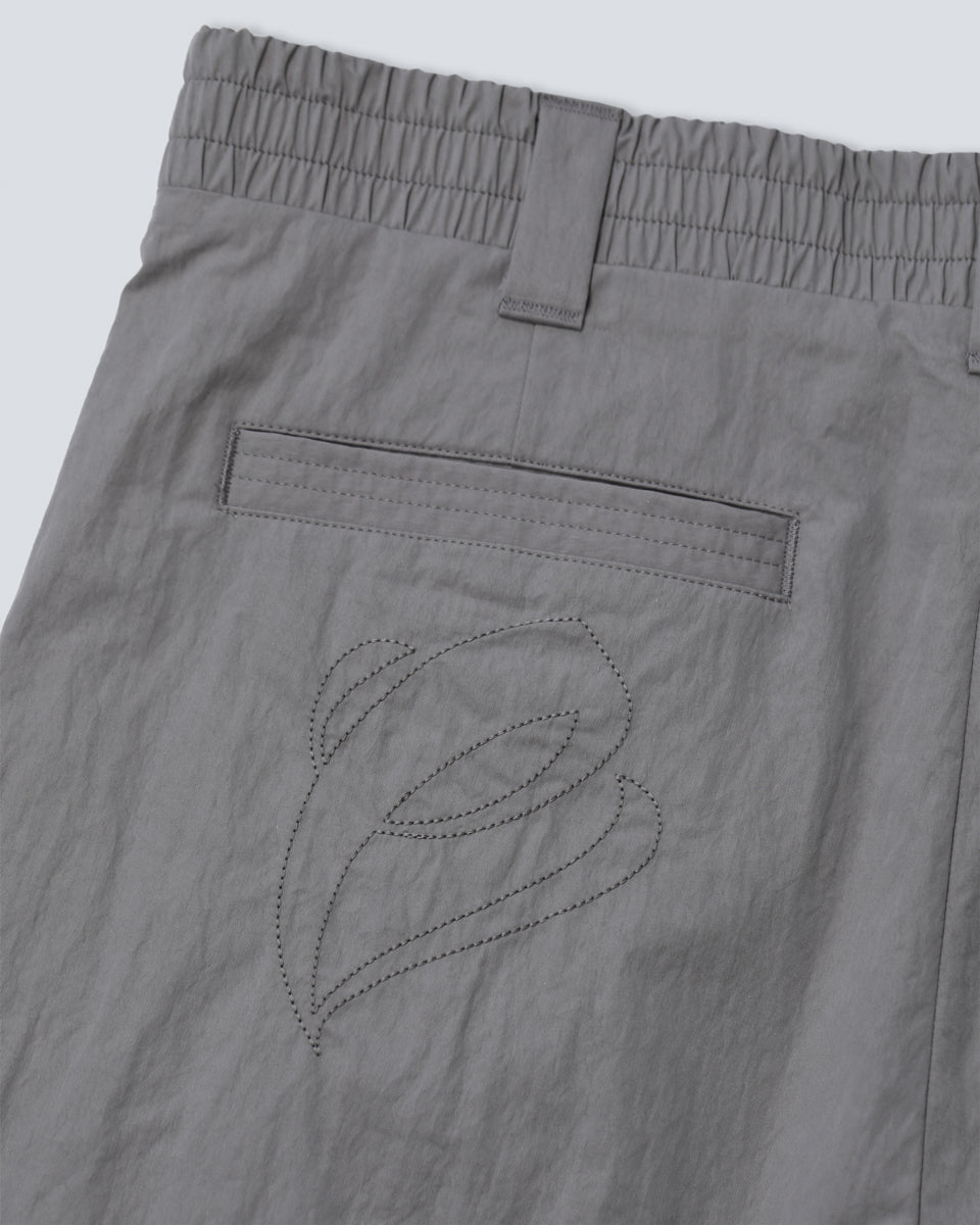 Pleated Shorts - Gray