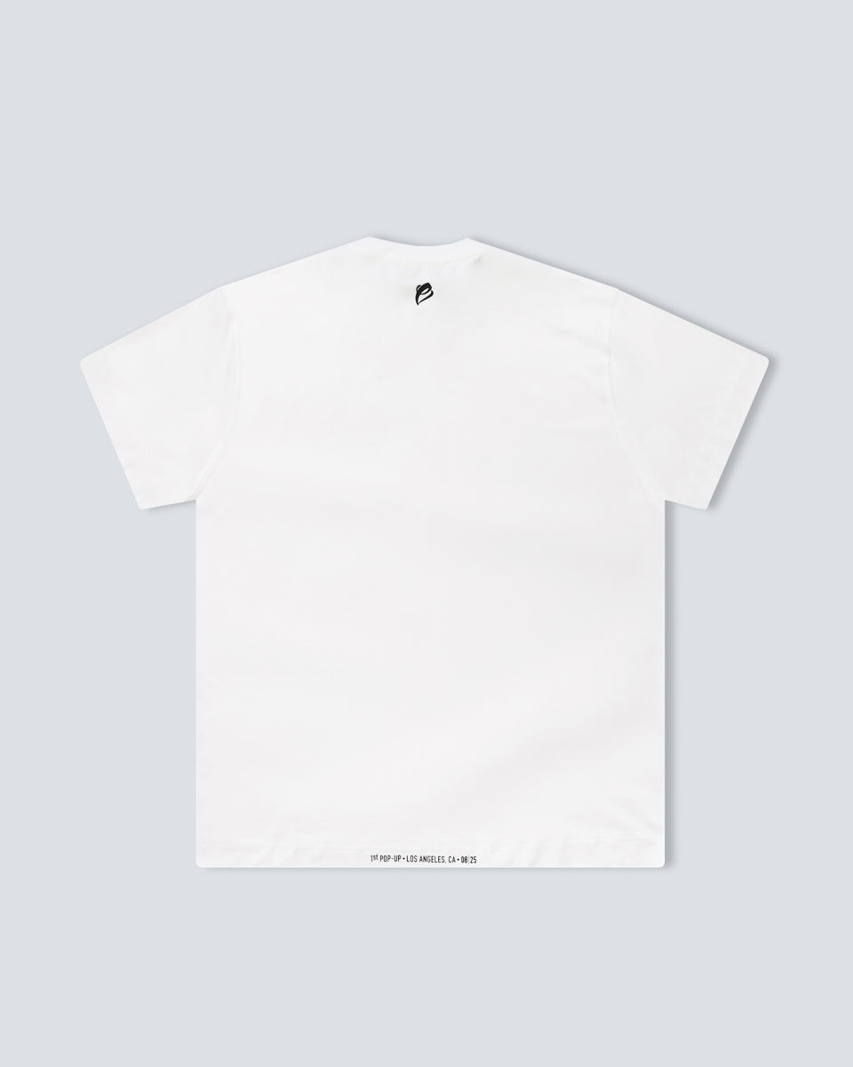 Pop Up Tee - White