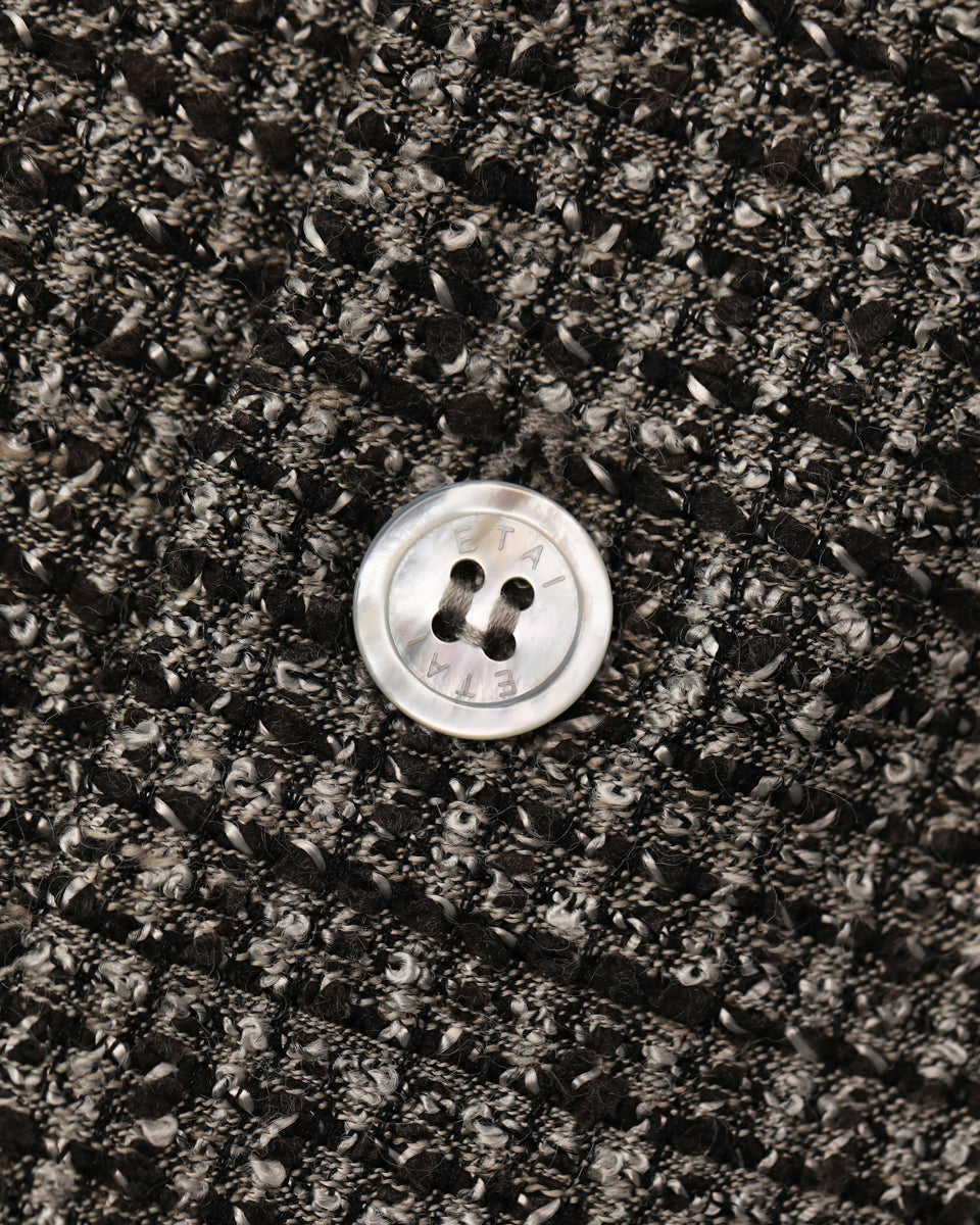 Waffle Jacquard Shirt - Brown