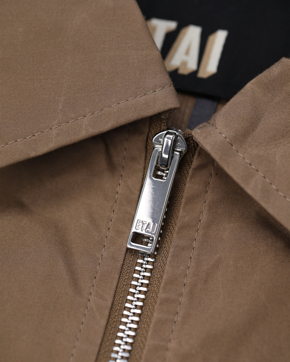 Wax Coated Jacket - Taupe