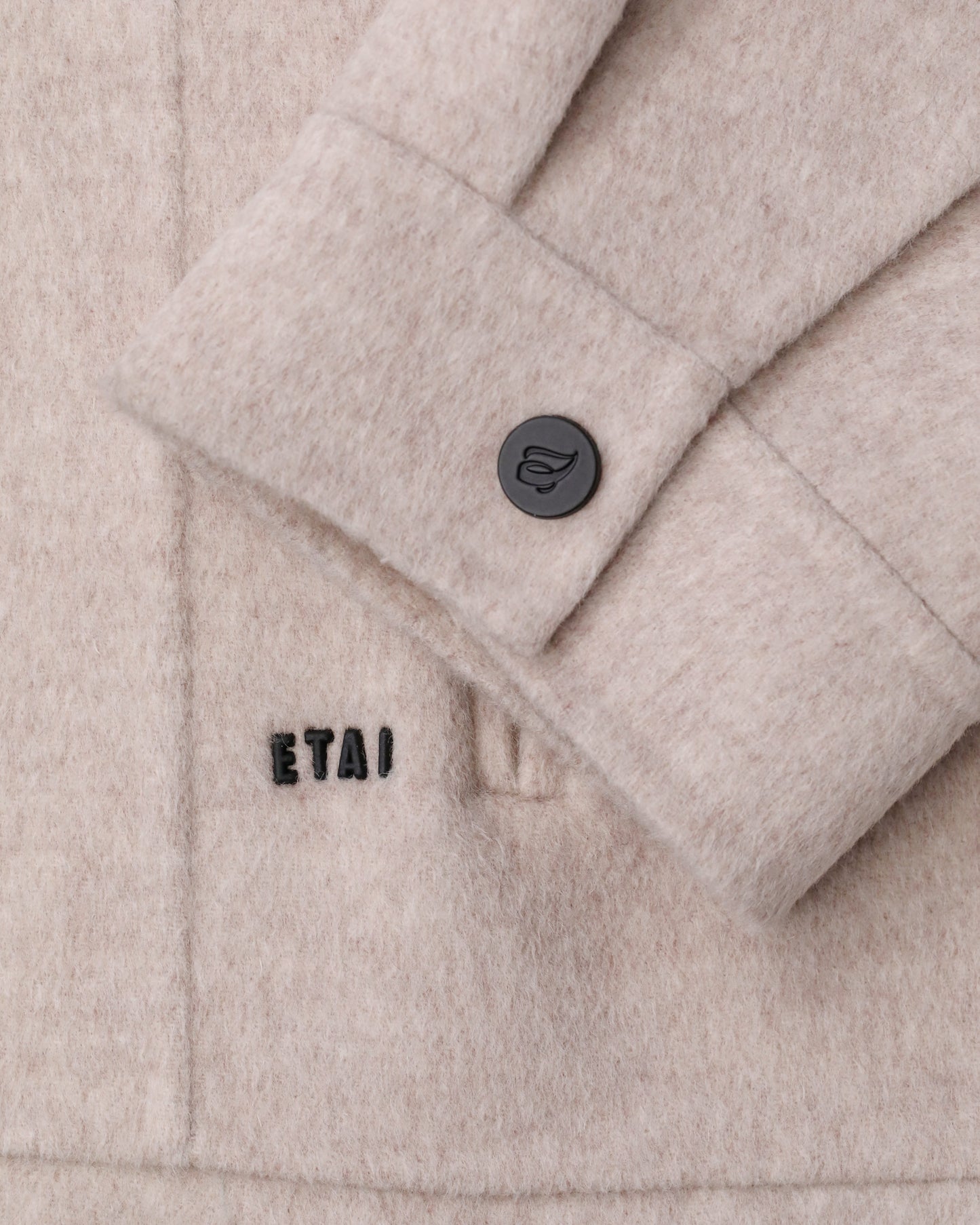 Hand Made Wool Cashmere Hoodie - Cream