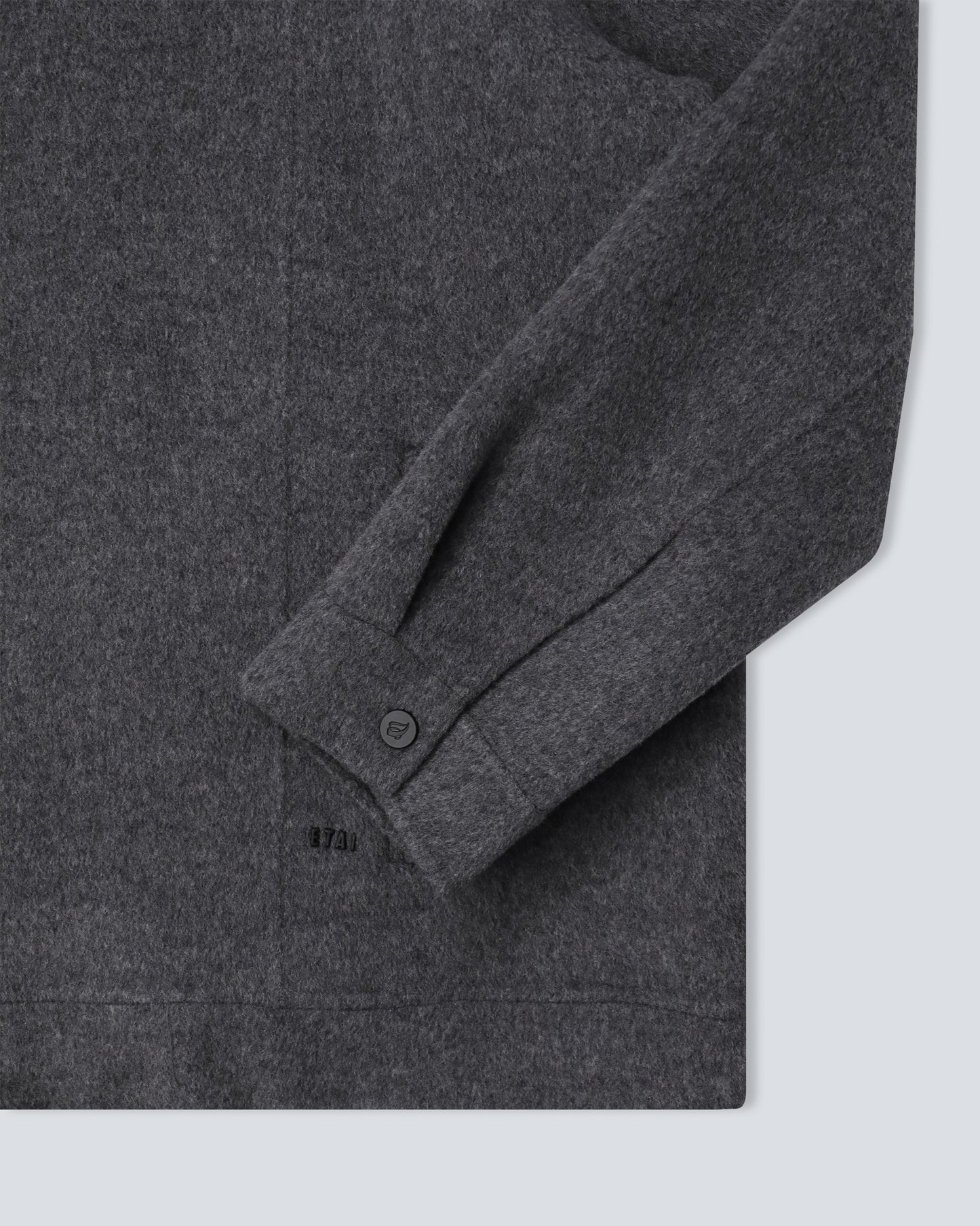 Hand Made Wool Cashmere Hoodie - Gray