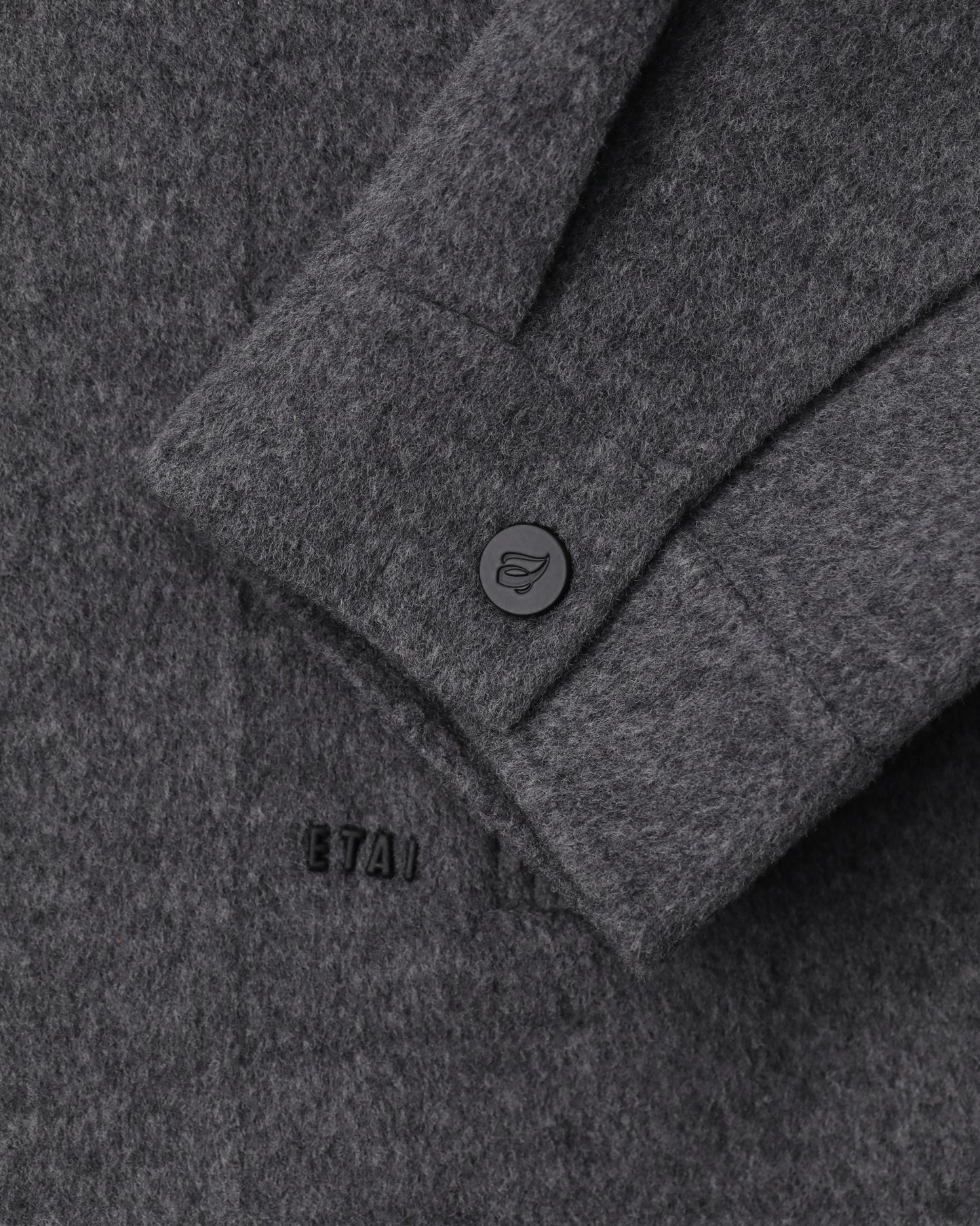 Hand Made Wool Cashmere Hoodie - Gray