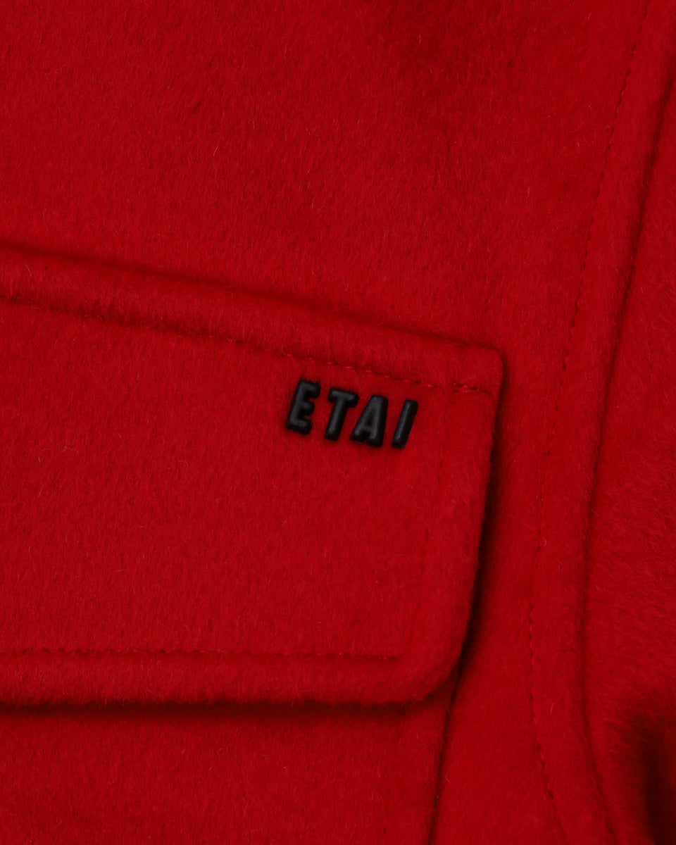 Wool Work Jacket - Red