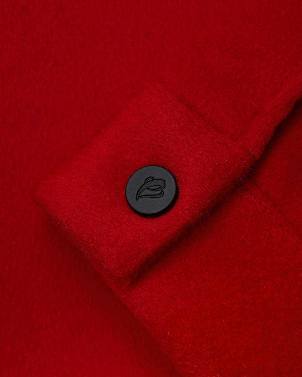 Wool Work Jacket - Red