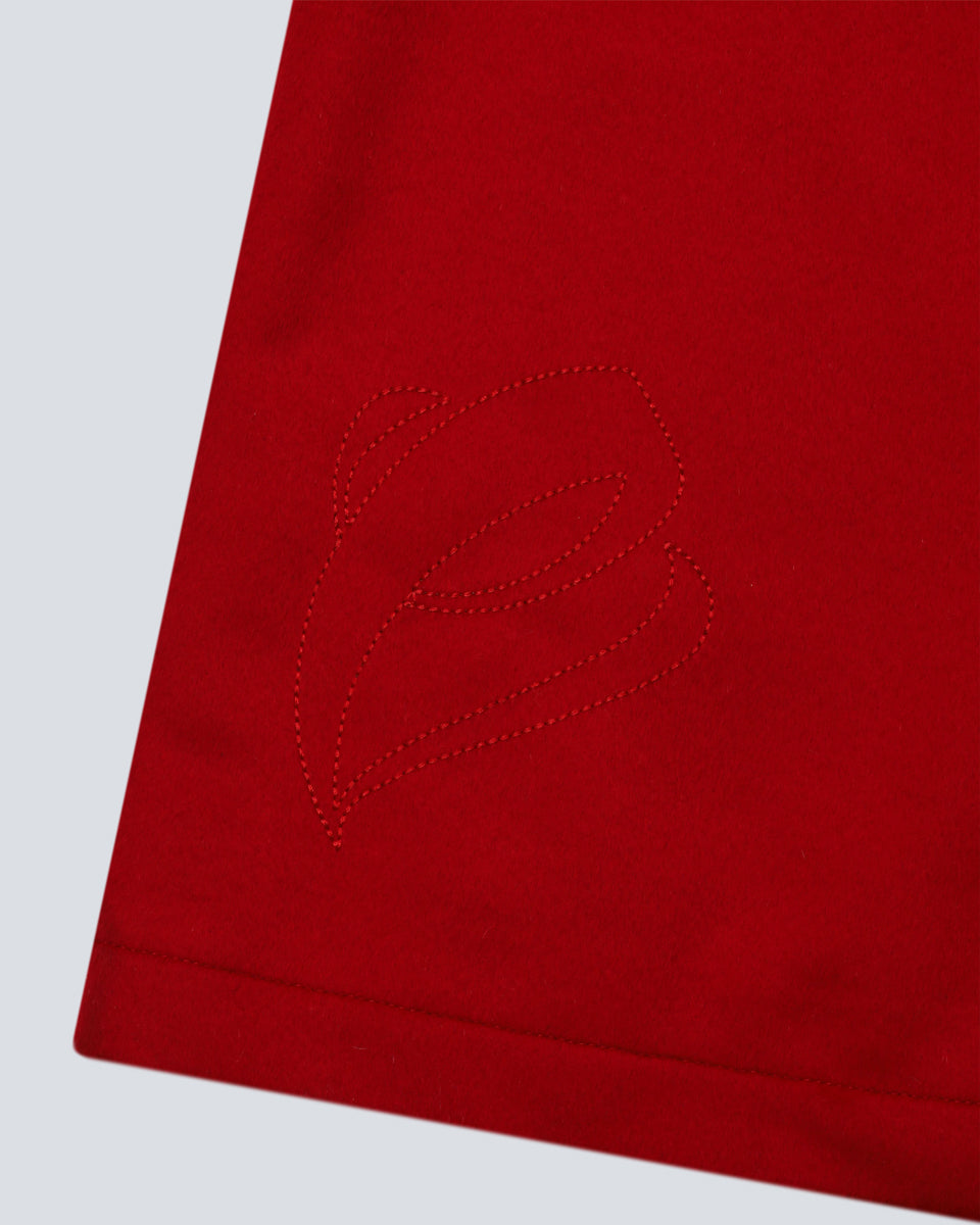 Wool Work Jacket - Red