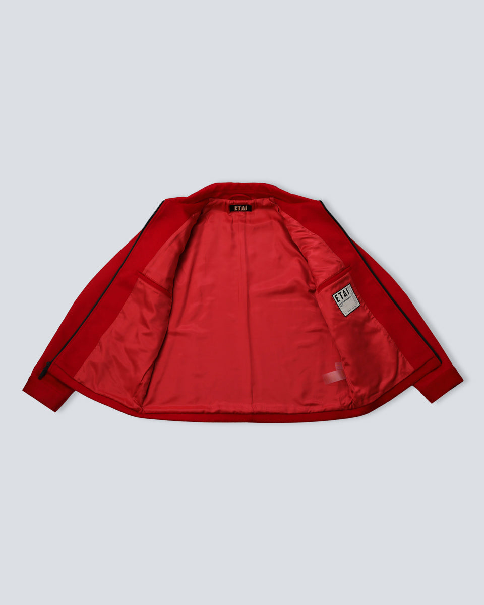 Wool Work Jacket - Red