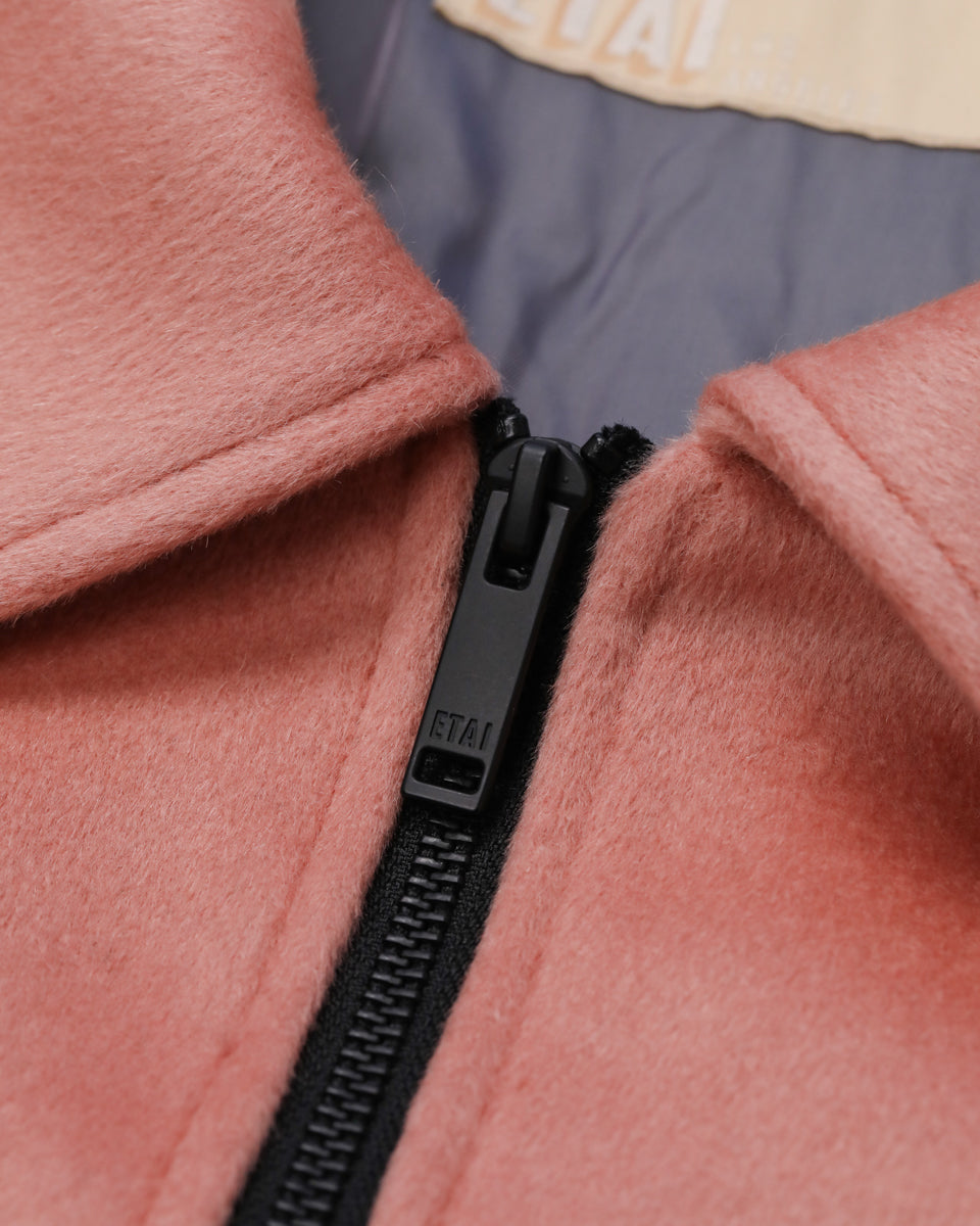 Wool Work Jacket - Pink