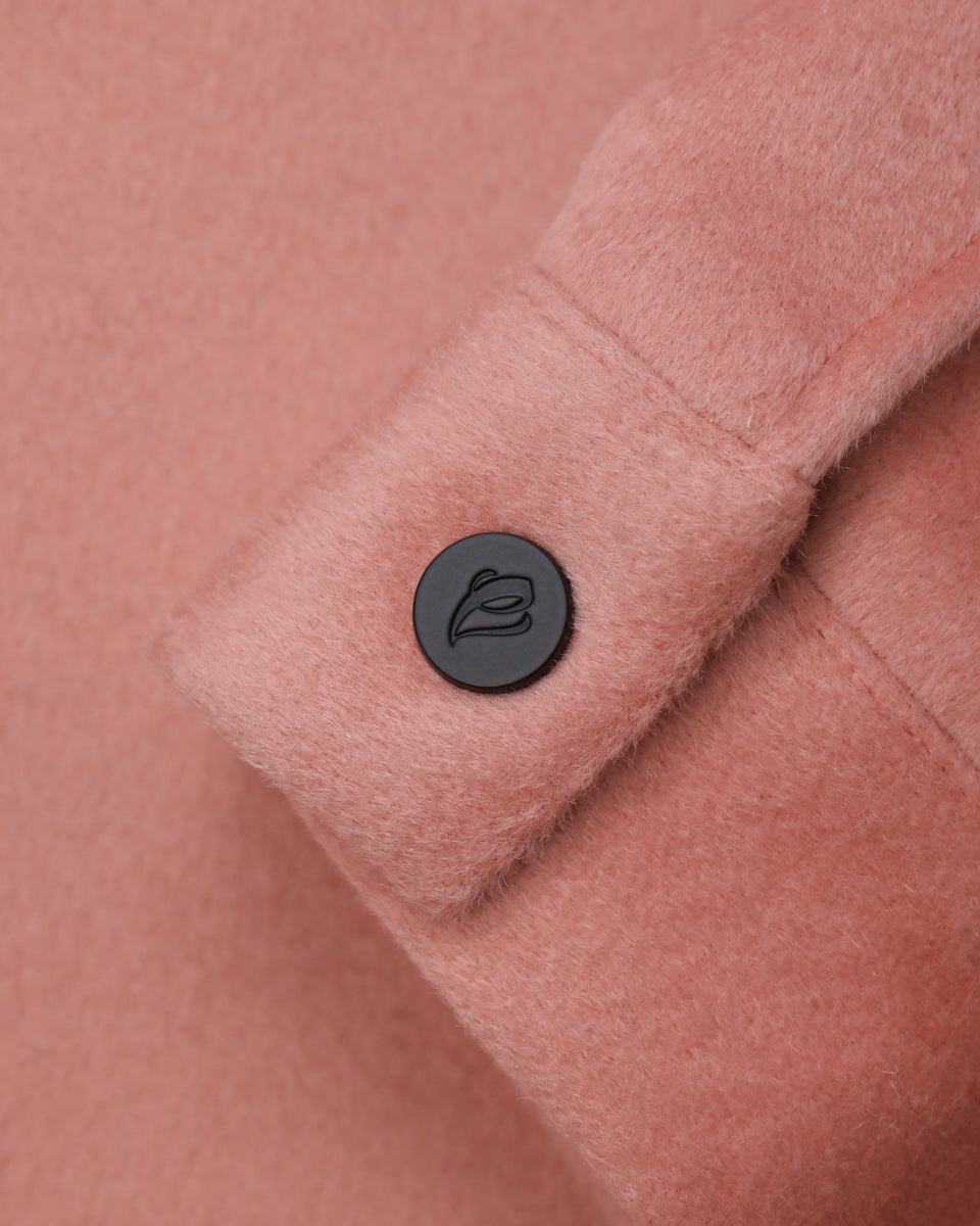 Wool Work Jacket - Pink