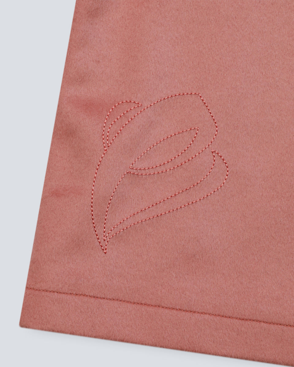 Wool Work Jacket - Pink